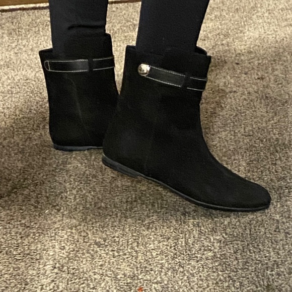 Vicini suede/leather boot. Made in Italy. Sz. 37.5 - Picture 10 of 16